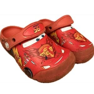 Lightning McQueen Crocs Toddler Size 10